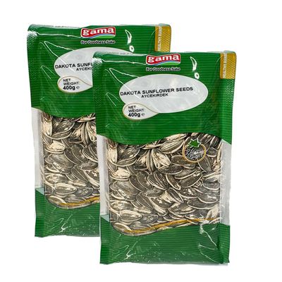 Gama Dakota Sunflower Seed Toasted 400G Delicious and Satisfying Snacks Ready to Eat Product of Turkey Pack of 2