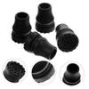 BESTonZON 8pcs Walking Stick Tips Non-Slip Cane Foot Covers for Trekking Poles Replacement Walking Pole Ends for Outdoor Hiking view 3