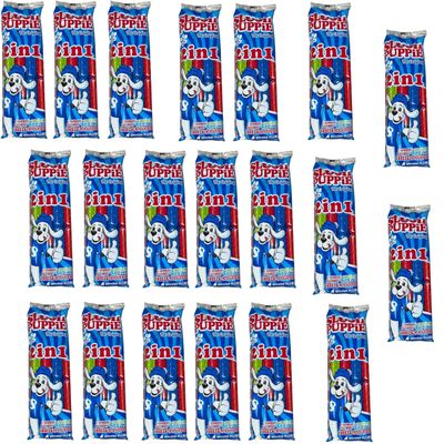 2 in 1 Freeze Ice Pops 8 Assorted Flavours 75ml Lollies Pack of 14, 10, or 20 Gluten Free, Vegetarian, Kosher (20 x Slush Ice Lolly x8 Assorted 75ml)