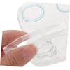 DEARMAMY 4pcs Contact Lens Case Box Holder for Girls Soft Pad Bulk Organizer Cosmetic Lens Case in Kit for Daily Use Style view 4