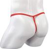 Sexy Underwear Men's Slow Sexy Waist Ice Male G Strings Men's Silk Micro Green Lingerie Set, red, One Size view 3