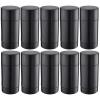 10-Pack Black Twist-Up Deodorant Tubes, 2.65 Oz Oval Shaped Empty Bottles With Caps, Perfect For Diy Cosmetics view 1