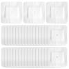 100 Split Drain Adhesive Bandages For G Tubes, J Tubes, And Iv Lines Breathable Non-Woven Pads With Adjustable Center Hole view 2