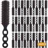 100 Pcs Professional Portable Plastic Hair Combs, Massage Brushes For Scalp And Hair Treatment