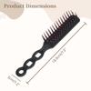 100 Pcs Professional Portable Plastic Hair Combs, Massage Brushes For Scalp And Hair Treatment view 3