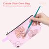 30-Pack Canvas Zipper Bags, 15-Color Makeup Organizer Pouches, Multiuse Travel And Toiletry Cases, Student Stationery Pencil Holders view 4