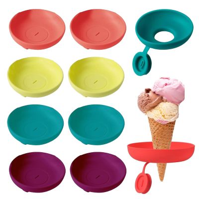 Ice lolly holder, pack of 8 ice holder children, ice stick holder, ice drip protection, silicone ice holder, silicone ice holder, reusable ice holder, popsicle holder for children, toddlers