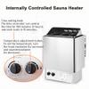 Electric Sauna Heating Stove, Stainless Steel Sauna Heater with Timer & Temperature Adjustable, Wet and Dry Bath Sauna Oven with Internal Controller - for Home Hotel Spa Shower view 4