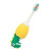 WRITWAA Kids Dinosaur Toothbrush, Soft Bristles Silicone and PP, Small Brush Head, Portable Lightweight Oral Cleaner for Children, Birthday and Christmas view 1