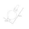 Mipcase 6pcs Stainless Steel Mason Jar Wire Holders with Airtight Seal for Food Preservation and Kitchen Organization, Easy Opening and Closing Wire Clamps for Wide Mouth Glass Jars view 2