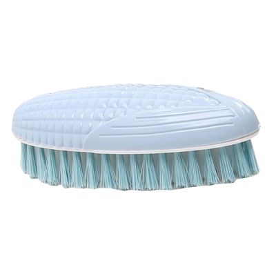WPKD BLUEIY Multifunction Shoe Brush, Ergonomic Grip, Soft Bristle Cleaning Brush for Shoes, Household Laundry Scrub Brush, 19.7 in Washboard for Hand Washing Clothes, Wood
