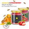Acacia & Strawberry Fruit Honey 250 gr Caravella Fine Food | Italian Smooth Silky Light-bodied Fruity Aroma | Fluid Runny Juicy taste | Ideal for Breakfast Desserts Cheese pairings Teas & Cocktails view 3