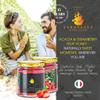 Acacia & Strawberry Fruit Honey 250 gr Caravella Fine Food | Italian Smooth Silky Light-bodied Fruity Aroma | Fluid Runny Juicy taste | Ideal for Breakfast Desserts Cheese pairings Teas & Cocktails view 4