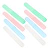 iplusmile 8pcs Compact Travel Toothbrush Storage Portable Holder Cases Colors for Travel and Camping view 1