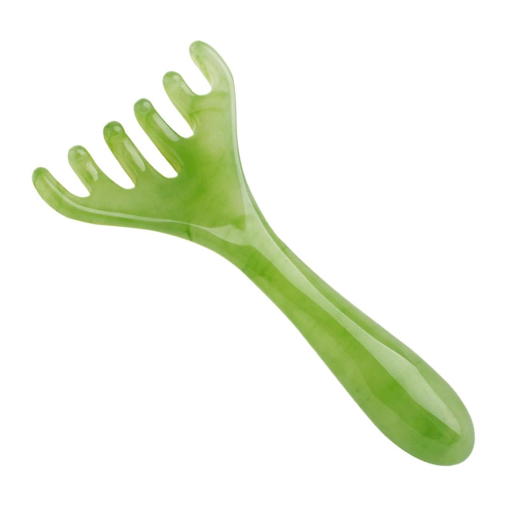 Massage Comb - Resin Head Massager - Portable Anti Stress Soothing Scalp Comb for Men Women Hair Washing Spa Travel Home Shower
