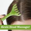 Massage Comb - Resin Head Massager - Portable Anti Stress Soothing Scalp Comb for Men Women Hair Washing Spa Travel Home Shower view 2