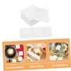 VICASKY Plant Fibre Desiccant Drying Sheets for Food Storage 5x5cm Film Moisture Absorbing Slices 100pcs for Biscuit Jar and Snack Dehumidification view 3