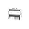 Mikinona Professional Hair Clipper Guards for 4pcs and with Buckle Limit Design Precise Measurements, Stainless Steel and Abs Material Hair Cutting Guides Hairdressing and Professional view 2