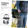 ERINGOGO Portable Folding Fishing Bucket for Outdoor Camping Thickened Eva Material Convenient Water Pail for Fishing and Travel view 2