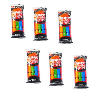 2 in 1 Ice Lolly Drumsticks 8x75ml Fruity Frozen Pops Gluten Free, Kosher & Vegetarian Great for Parties & BBQs (6x Tango 2in1 Ice lolly 8x 75ml)