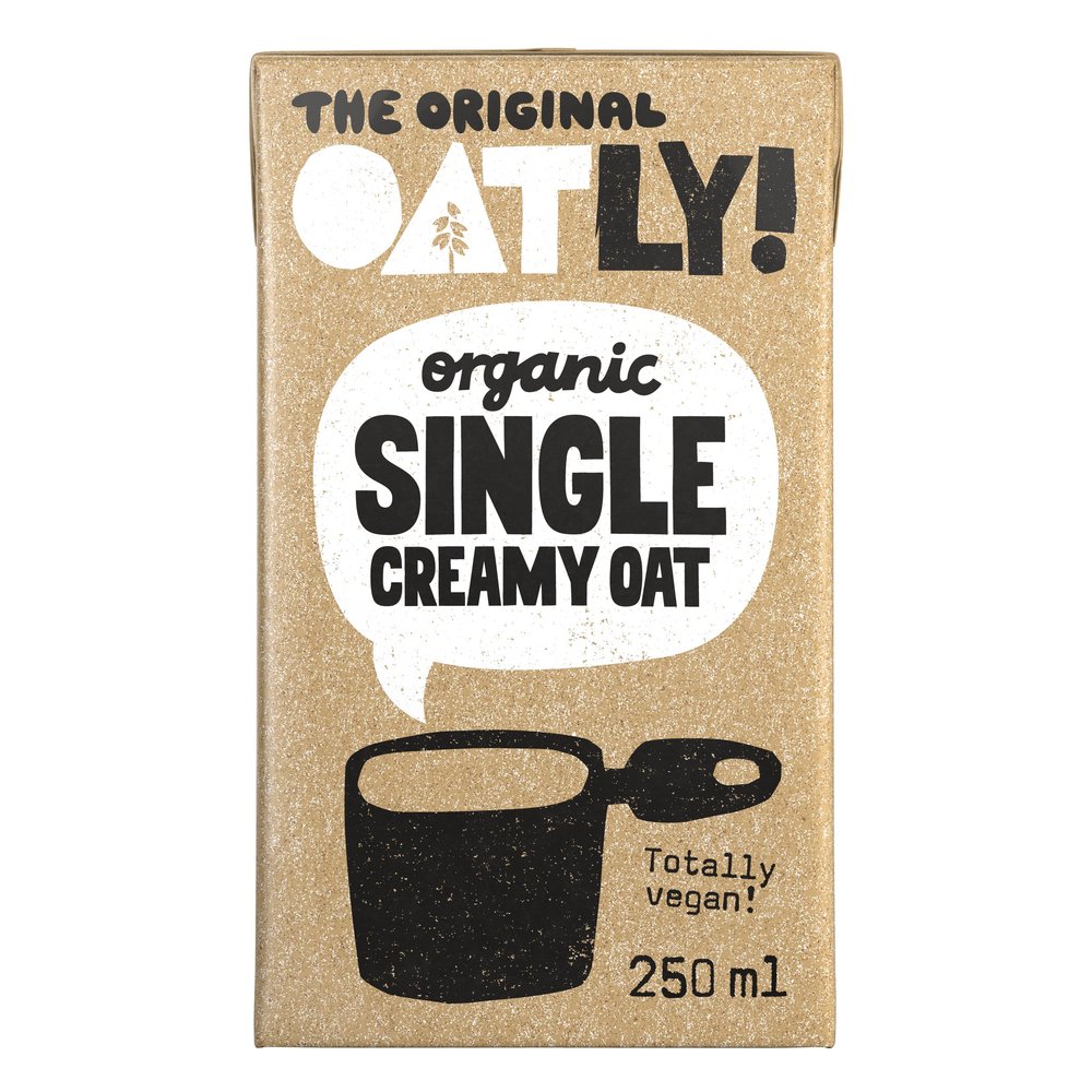 Oatly Organic Creamy Oat Single Cream 18 x 250ml