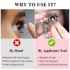AHRLIC Contact Lens Remover and Applicator Tool Kit, Contact Lens Applicator with Soft Tip, Portable Contact Lens Insertion Tool with Storage Case and Tweezers, Ideal for Beginners and Travel view 3