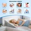Strixorn Wedge Pillow for Bed and Sofa, Memory Foam Reading Pillow, Support Pillows Cushion with Washable Cover, Perfect Incline Bed Wedge for Back Support, 55 x 55 x 25 cm view 3