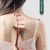 2PCS Six-Claw Meridian Massage Comb, Wooden Massage Comb, Ergonomic Portable Head Brush, Wooden Guas Sha Tool, for Body, Face, Neck view 3