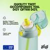 AIR UP water bottle Click Turtle Green original starter set with pods in 5 flavors | 600ml drinking bottle with sugar-free flavoring | dishwasher-safe, BPA-free view 3