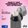 AIR UP water bottle Click Midnight Black original starter set with pods in 5 flavors | 600ml drinking bottle with sugar-free flavoring | dishwasher-safe, BPA-free view 3