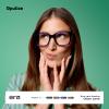 OPULIZE ERA Blue Light Blocking Reading Glasses for Women Men, Oversized Frame with UV400 Protection and Anti-Reflective, Anti-Glare Computer Glasses, Brown Grey +3.50 (Pack of 2) view 2