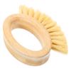 CALLARON Bamboo Cleaning Brush for Men Shaving Beard Brush Natural Bristles Portable Hair Salon for Travel Use view 1