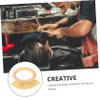 CALLARON Bamboo Cleaning Brush for Men Shaving Beard Brush Natural Bristles Portable Hair Salon for Travel Use view 4