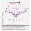 LadyMelex Women's High-Waisted Thong, 5-Pack, Cotton Thong, Black, M view 3
