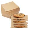 10x10cm Baking Paper, Barbecue Meat Pressing Paper, Non-stick Hamburger Patty Mat, Cookie Baking Paper, Baking Accessories(1000PCS Brown) view 3