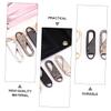 Veemoon 4pcs Detachable Zipper Pulls Replacement Zipper Extender Made of Zinc Alloy Easy to Remove and Install Feature Suitable for Bags and Sewing Use view 2
