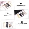 Veemoon 4pcs Detachable Zipper Pulls Replacement Zipper Extender Made of Zinc Alloy Easy to Remove and Install Feature Suitable for Bags and Sewing Use view 3