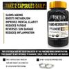 Trans-Resveratrol Supplements High Strength Trans Resveratrol Antioxidant Supplement Supports Longevity, Cellular Health & NAD+ Levels 60 Capsules view 2