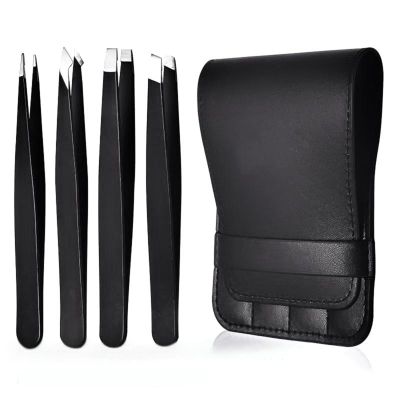Professional Tweezers for Facials Hair Stainless Steel Precisions Tweezers for Ingrown Hair Eyebrow Tweezer for Men Womens