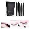 Professional Tweezers for Facials Hair Stainless Steel Precisions Tweezers for Ingrown Hair Eyebrow Tweezer for Men Womens view 2