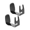 CALLARON 2pcs Shaving Brush and Stand Holder Black Plastic Shave Tool Display Rack for Men Bathroom Shaving Accessories view 1