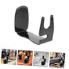 CALLARON 2pcs Shaving Brush and Stand Holder Black Plastic Shave Tool Display Rack for Men Bathroom Shaving Accessories view 4
