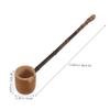 Abaodam Long Handle Bamboo Water Dipper Ladle Made from Healthy Bamboo with Unique Water Scoop Shape for Kitchen and Tea Ceremonies Sturdy and Lightweight view 2