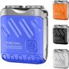 2025 New Beard Shaver Mini and Portable Suitcase Design, R-12 Luggage Electric Shaver, Portable Razor Traveller Mini Shaving for Men Waterproof, Men's Favorite Mini Electric Shavers,Blue