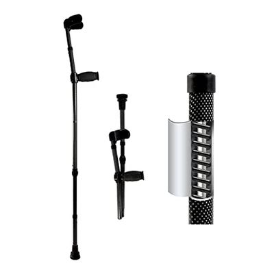 YKMYXZ, Aluminum Adjustable Spshock-Absorcrutches, for Elderly, Disabled and Physically Impaired Keep It in Mind