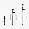 YKMYXZ, Aluminum Adjustable Spshock-Absorcrutches, for Elderly, Disabled and Physically Impaired Keep It in Mind view 3