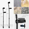 YKMYXZ, Aluminum Adjustable Spshock-Absorcrutches, for Elderly, Disabled and Physically Impaired Keep It in Mind view 4