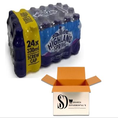 Highland Spring Still Spring Water Screwcap 330ml - Pack of 24