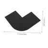 DONFAMDS Beard Shaping Tool Ruler Hairline Barber Card Styling Guide Beard Template Tool for Men view 2