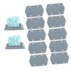 ZUNOXAZ 14pcs Window Slot Cleaning Brushes Set with Pp and Scouring Pad Material, Recyclable and Household Groove Cleaning Tool for Kitchen and Window Tracks view 1